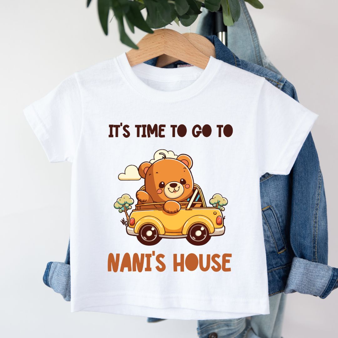 Time To Go To Nani's House - Kids Tee