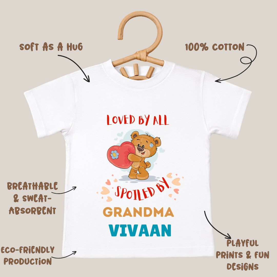 Loved By All Spoiled By Grandma - Kids Tee