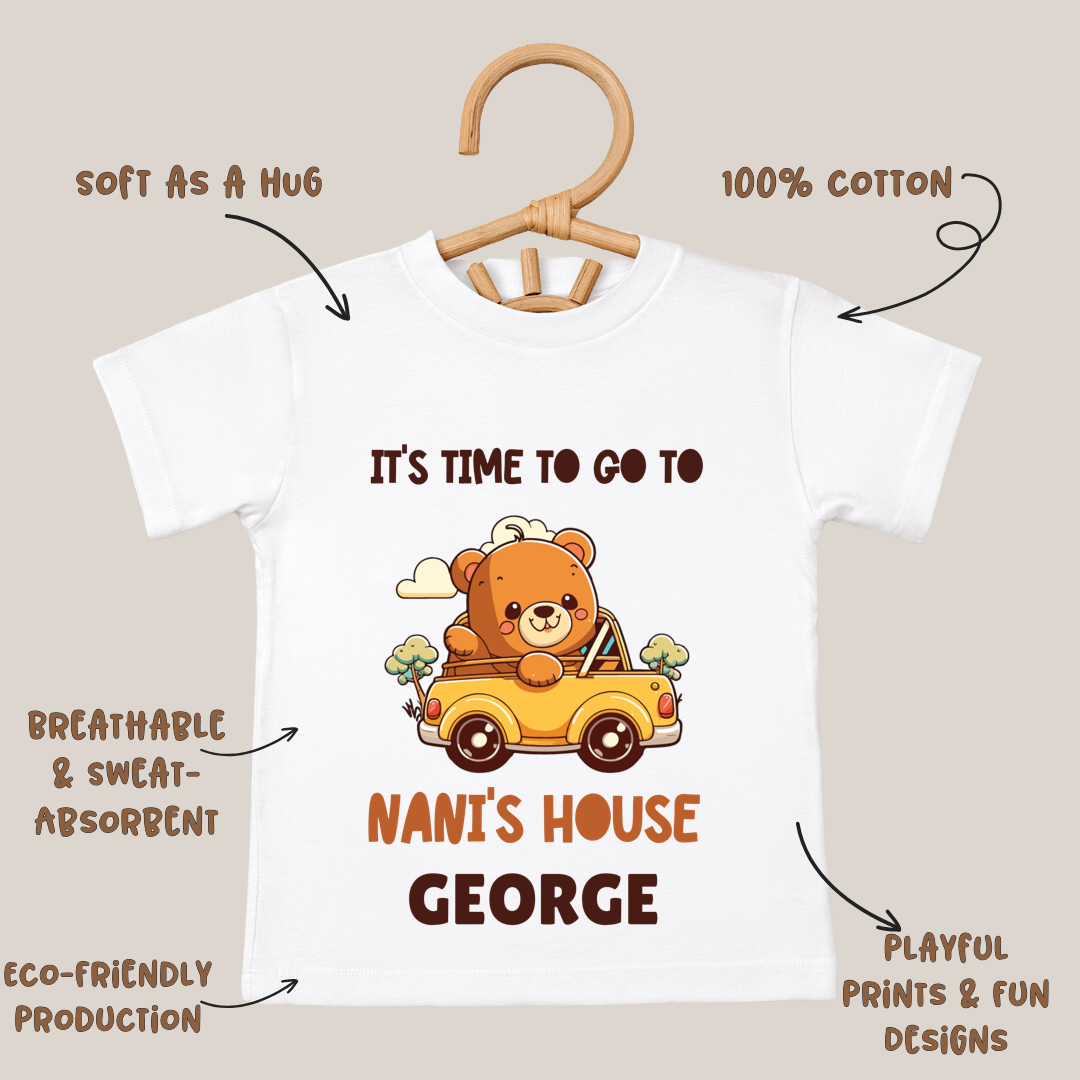 Time To Go To Nani's House - Kids Tee