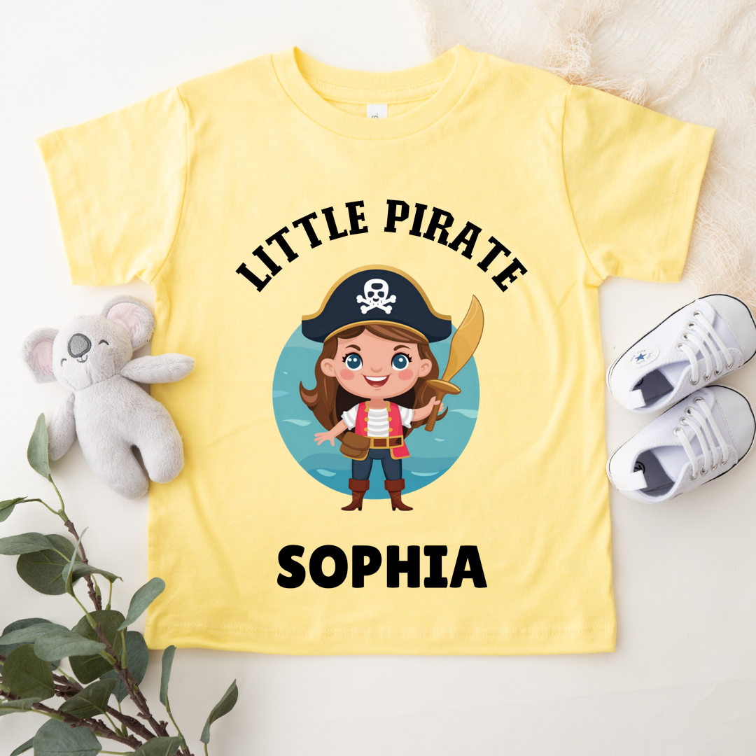Little Child Pirate - Custom Kids Tee