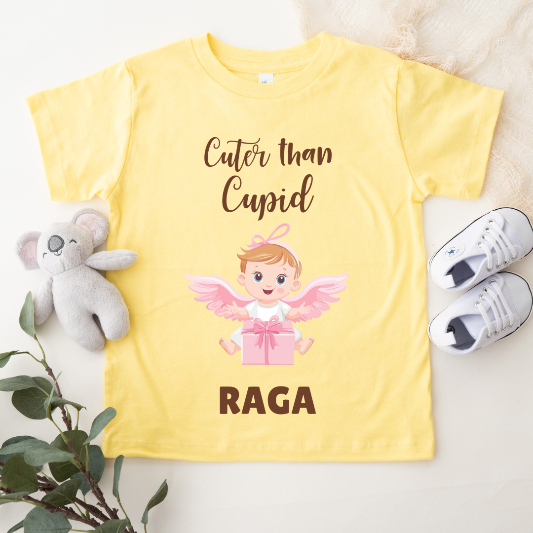 Cuter Than Cupid - Customisable Kids Tshirt