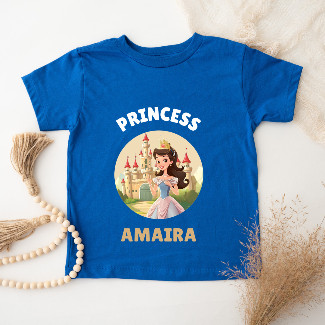 Princess - Persinalised Kids Tshirt