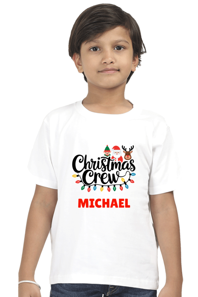 Christmas Crew - Custom Kids Tee