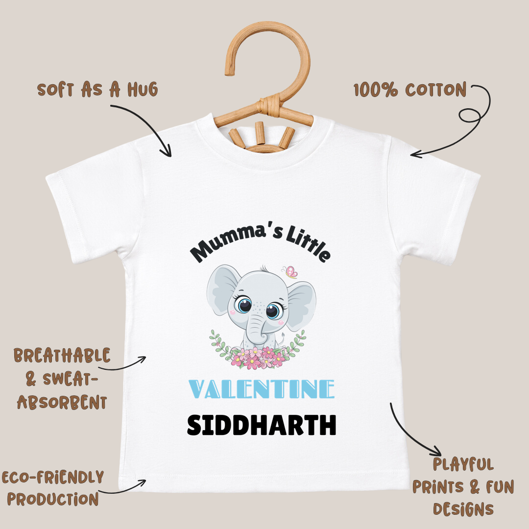 Mumma's Little Valentine - Customisable Kids Tshirt