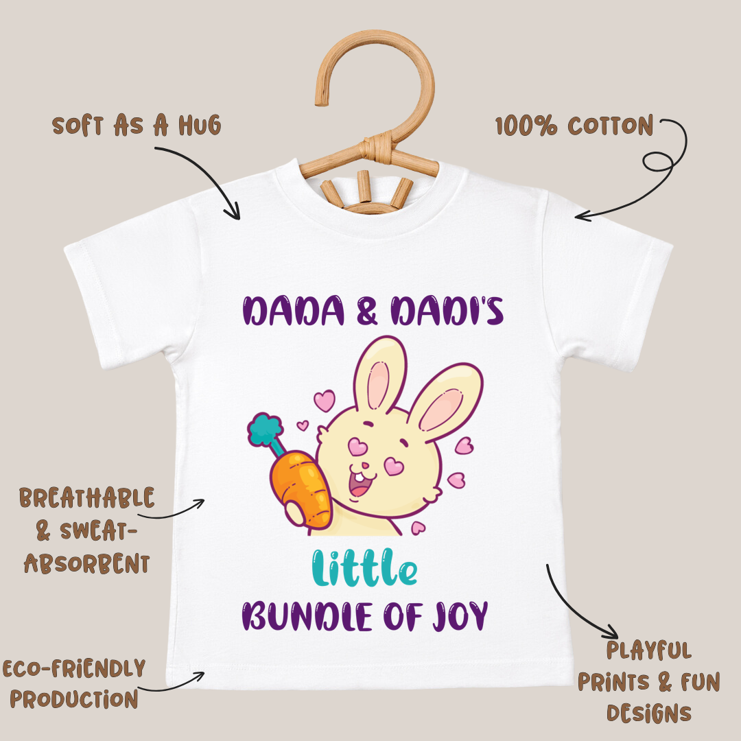 Dada & Dadi's Little Bundle Of Joy - Kids Tshirt