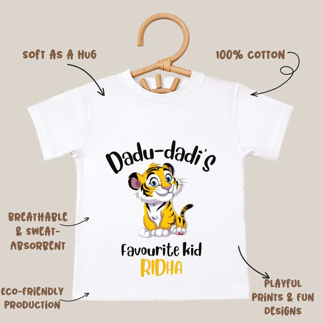 Dadu Dadi's Favourite Kid - Kids Tshirt
