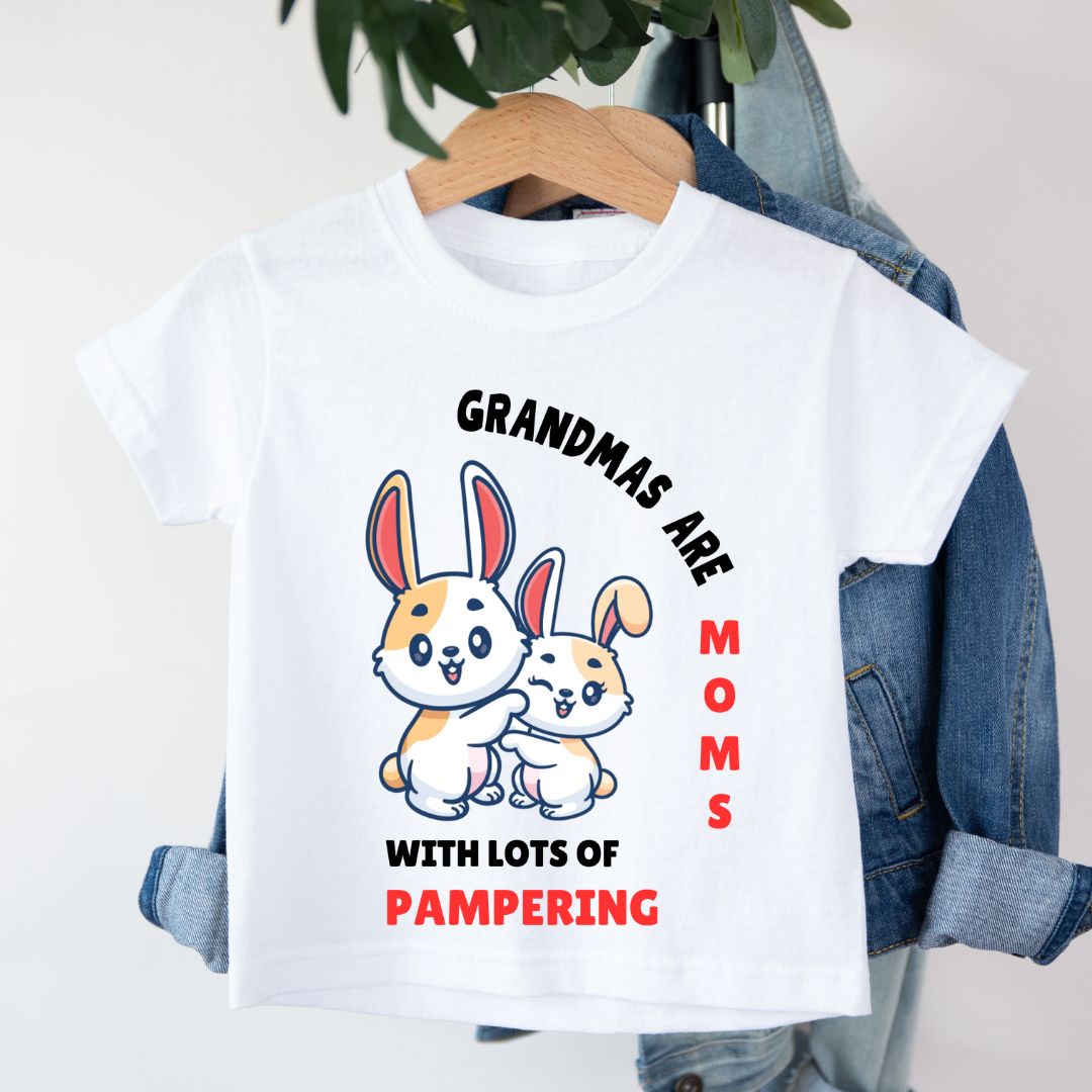 Grandma's Are Moms With Lot Of Pampering - Kids Tee