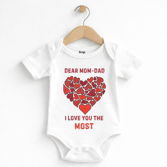 Mom - Dad I Love You The Most - Kids | Newborn Romper