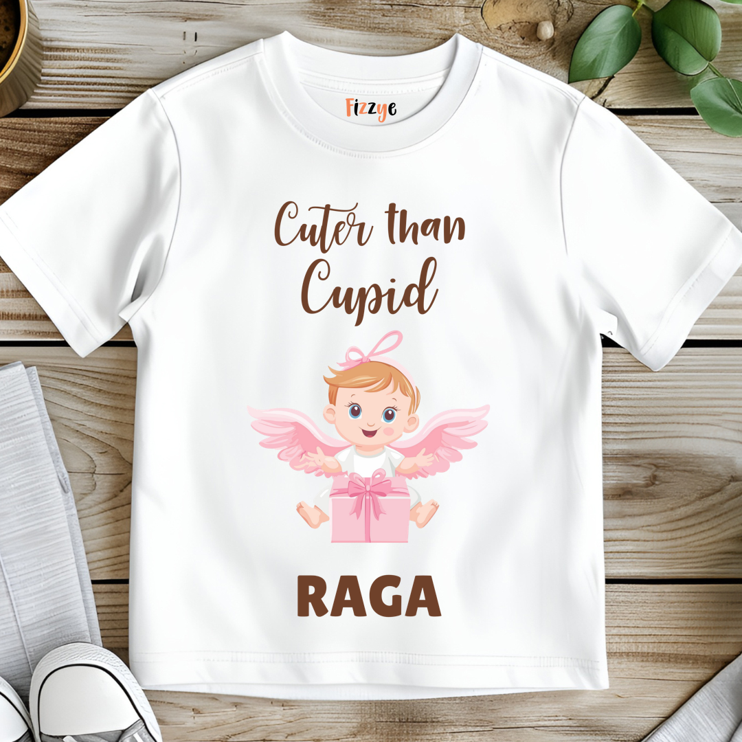 Cuter Than Cupid - Customisable Kids Tshirt