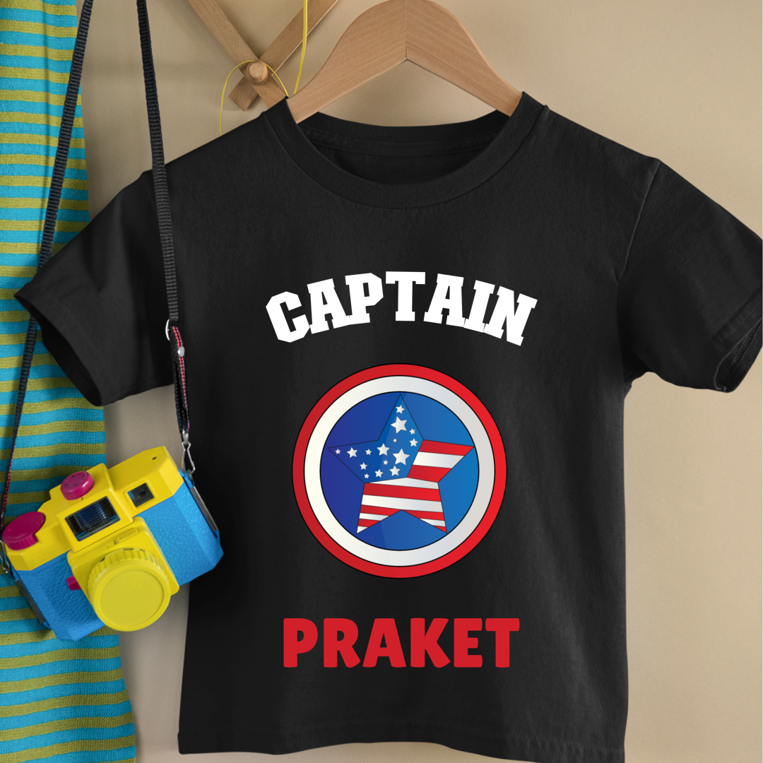 Captain America - Custom Kids Tee
