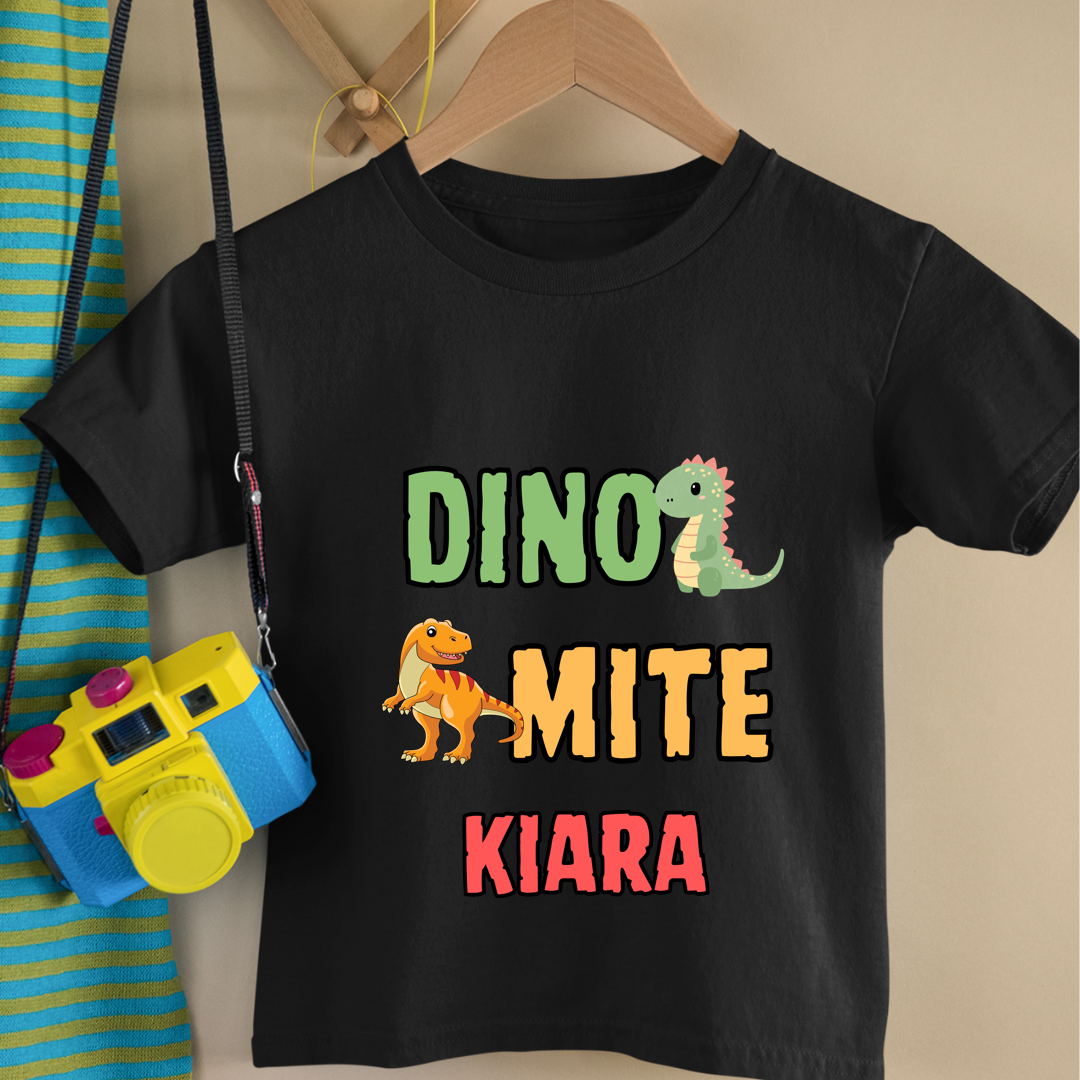 Dino Mite - Personalised Kids Tshirt