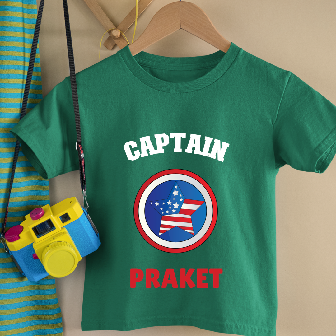 Captain America - Custom Kids Tee