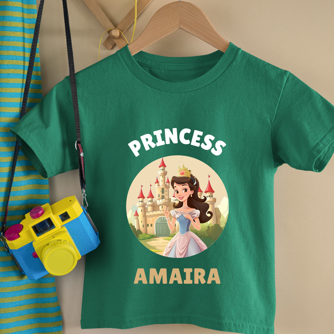 Princess - Persinalised Kids Tshirt