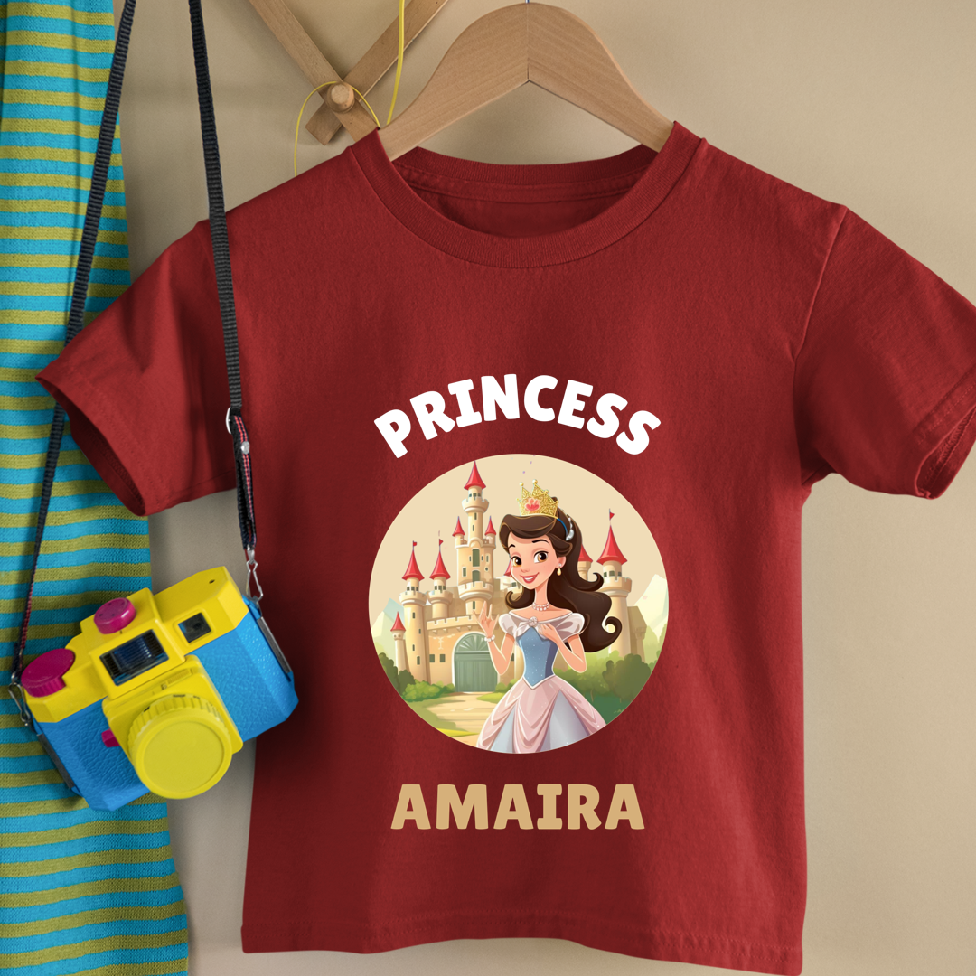 Princess - Persinalised Kids Tshirt