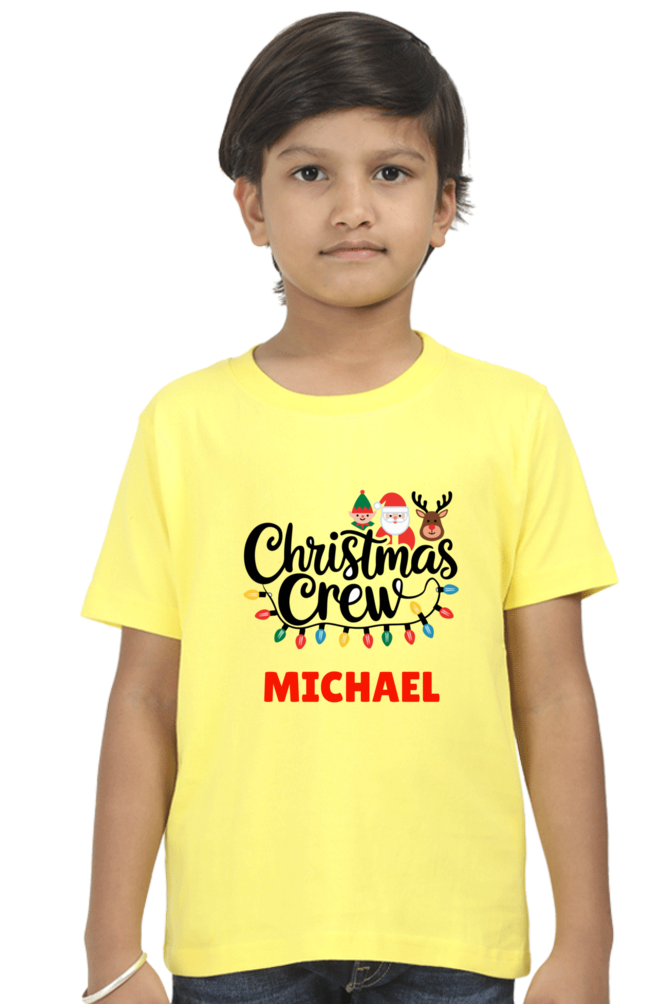 Christmas Crew - Custom Kids Tee