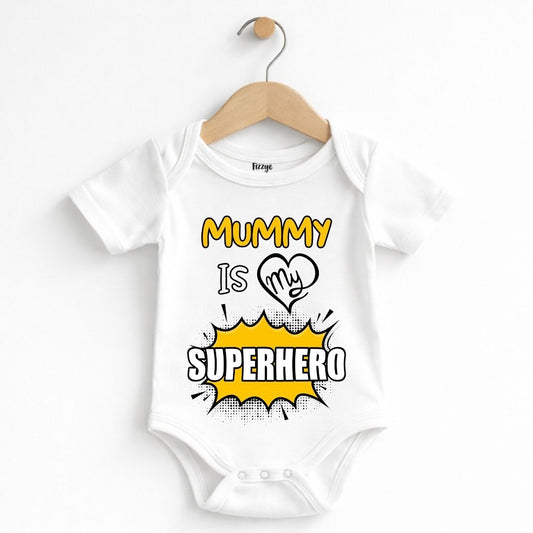 Mummy Is My Super Hero - Kids | Newborn Romper