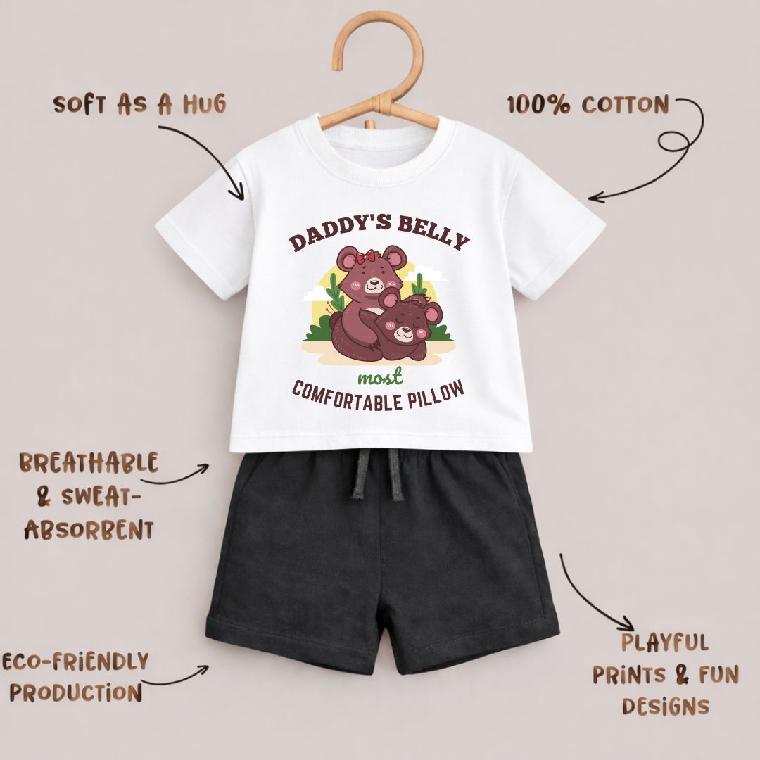 Daddy's Belly Most Comfortable Pillow | Co-ord Set