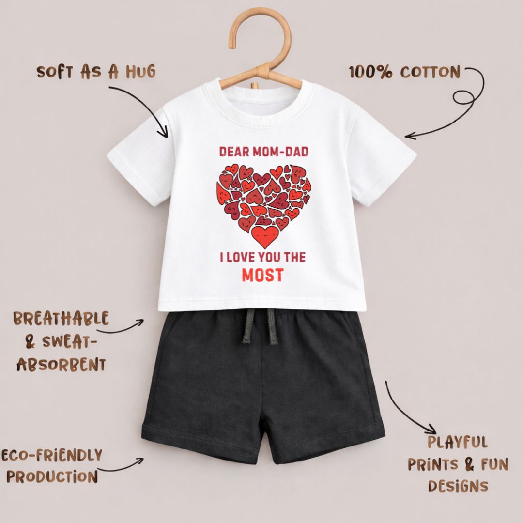 Mom - Dad I Love You The Most | Co-ord Set