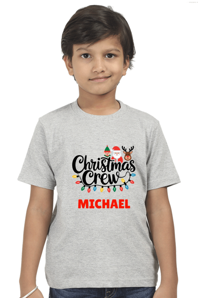 Christmas Crew - Custom Kids Tee