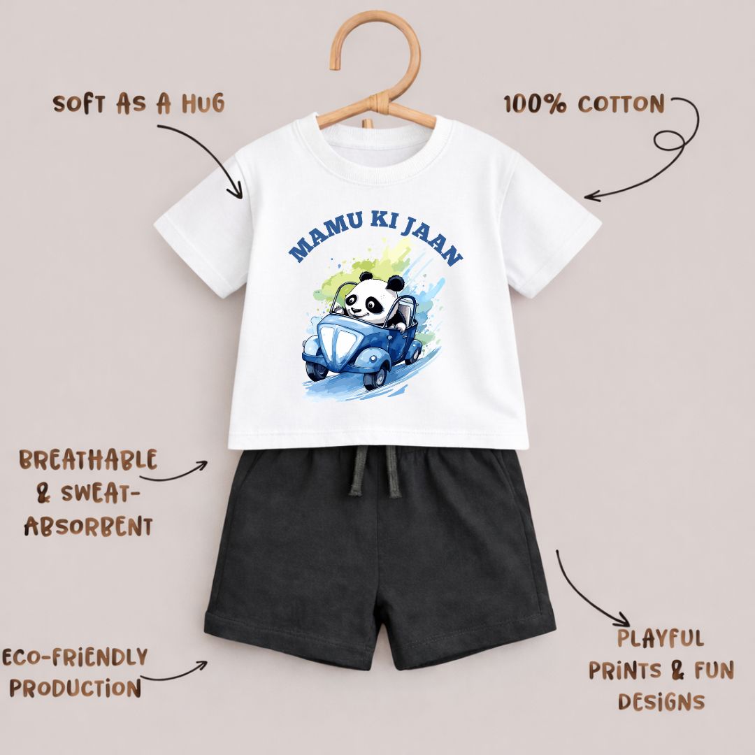 Mamu Ki Jaan - Panda Kids| Co-ord Set