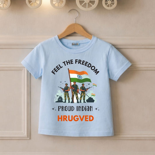 Proud Indian - Customisable Kids Tshirt