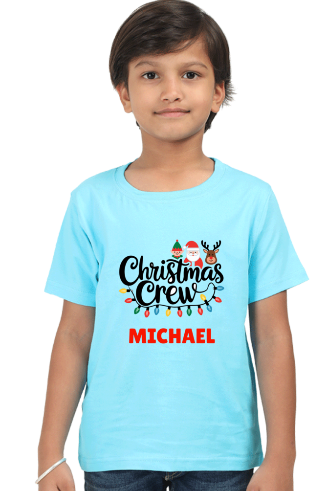 Christmas Crew - Custom Kids Tee