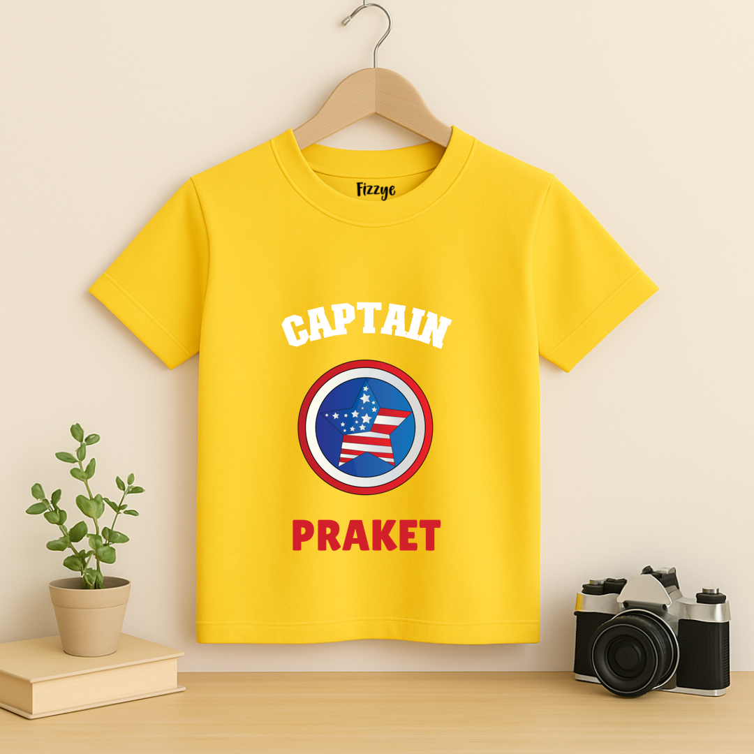 Captain America - Custom Kids Tee