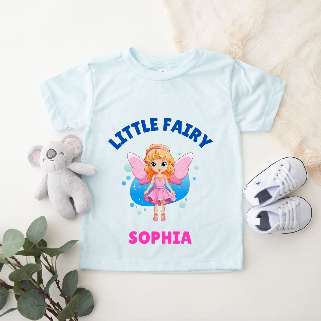 Little Fairy - Personalised Kids Tshirt