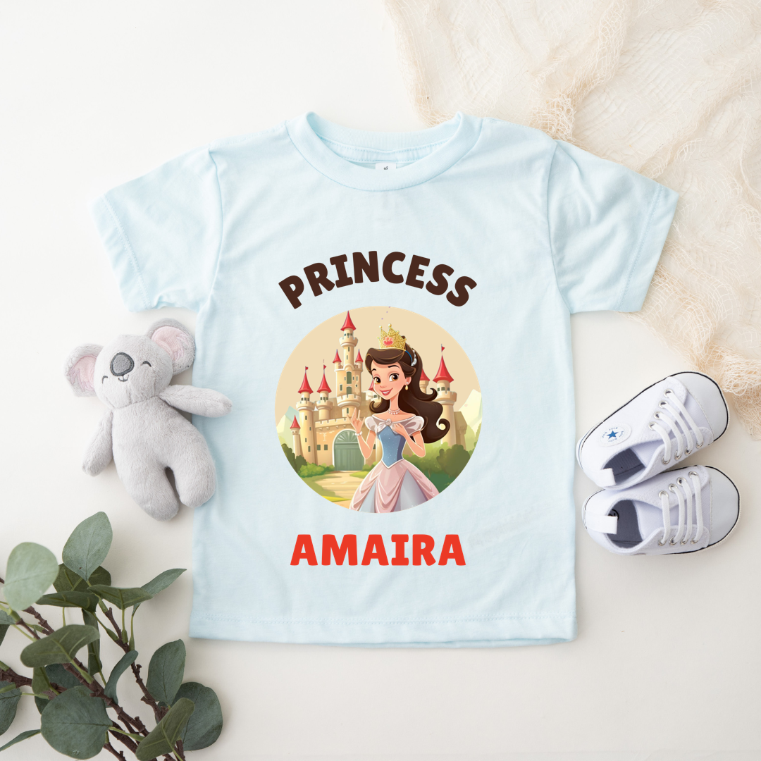 Princess - Persinalised Kids Tshirt