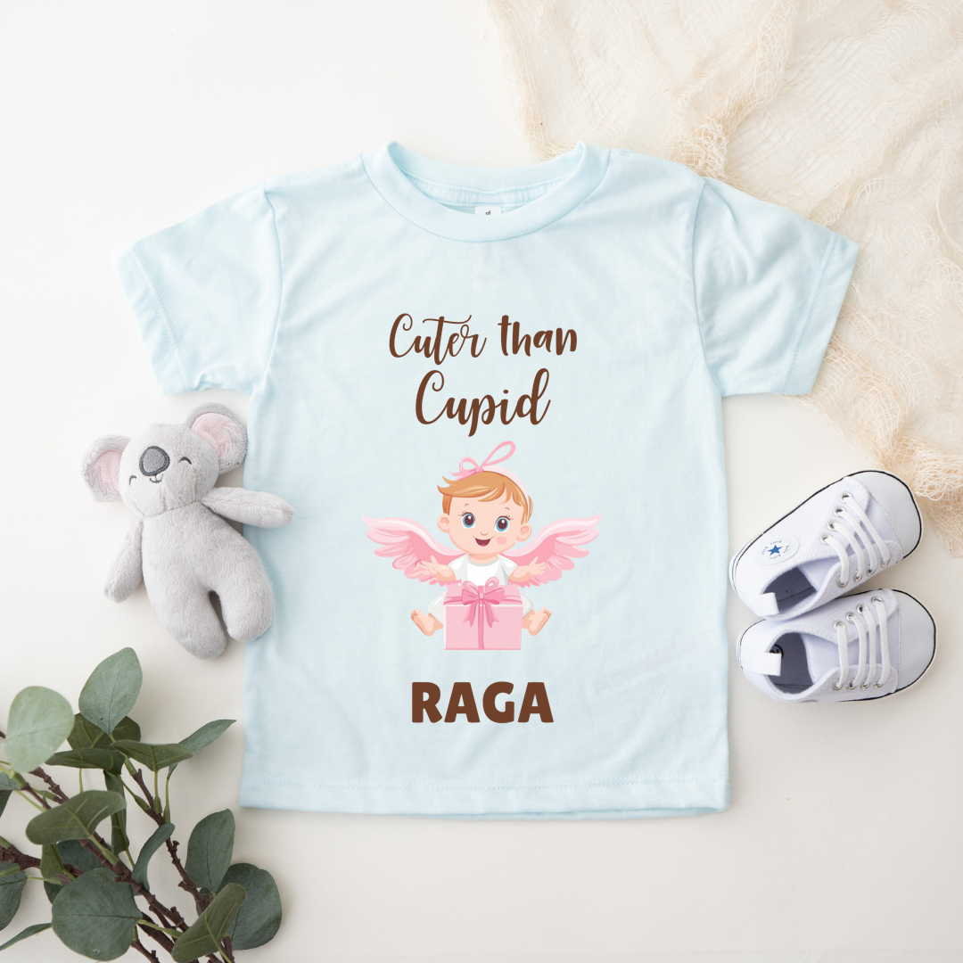 Cuter Than Cupid - Customisable Kids Tshirt