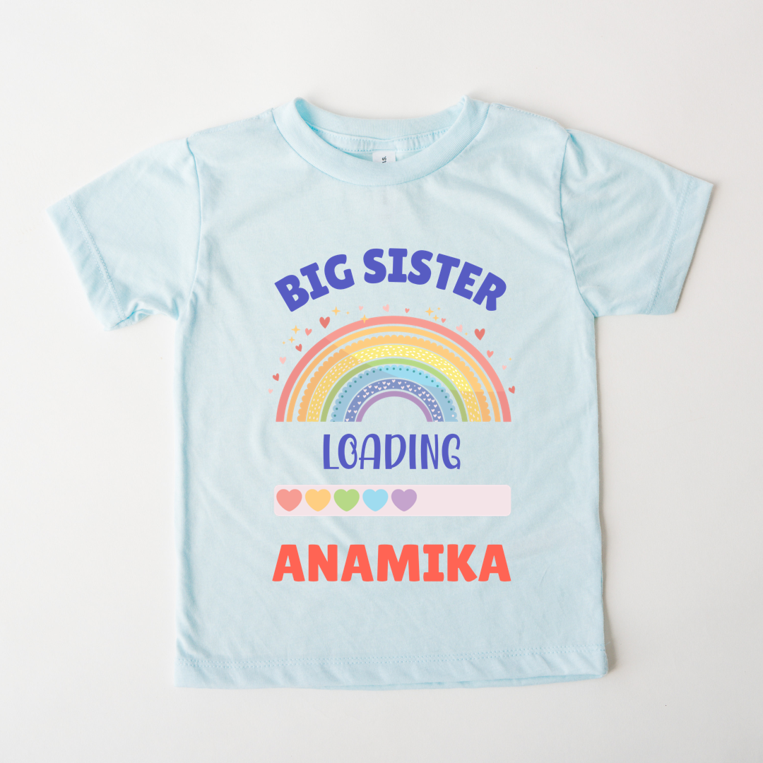 Big Sister Loading - Custom Kids Tee