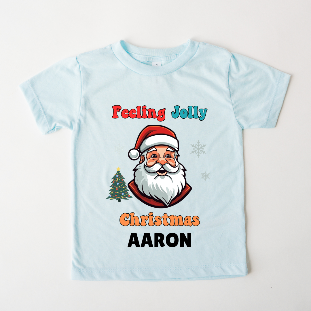 Feeling Jolly Xmas - Custom Kids Tee