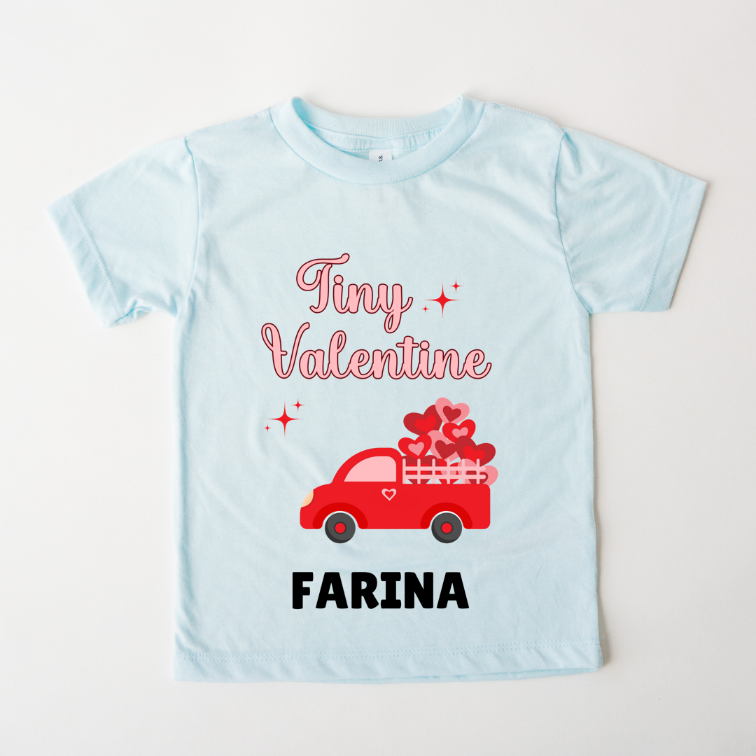 Tiny Valentine - Customisable Kids Tshirt