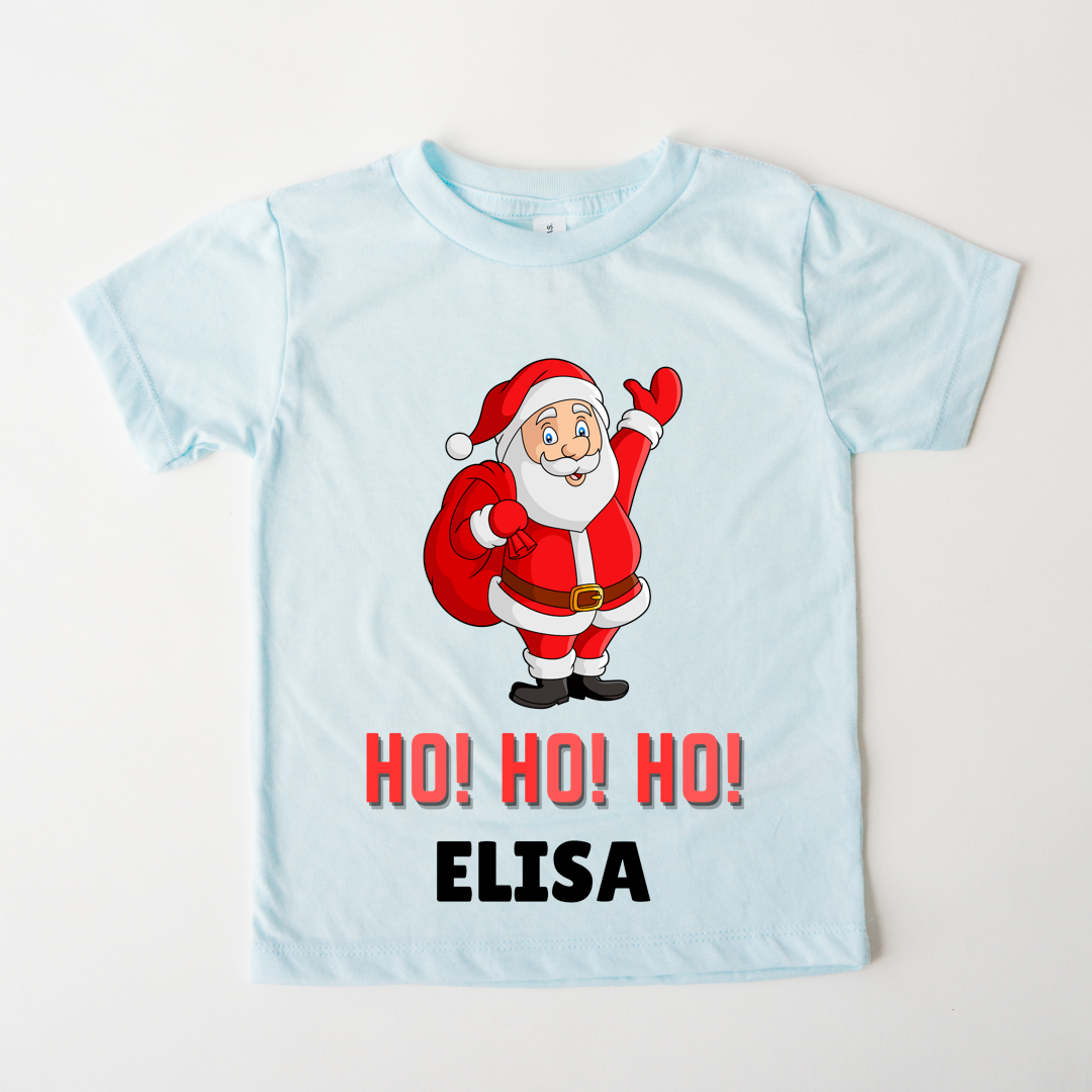 Santa Is Here - Custom Kids Tee