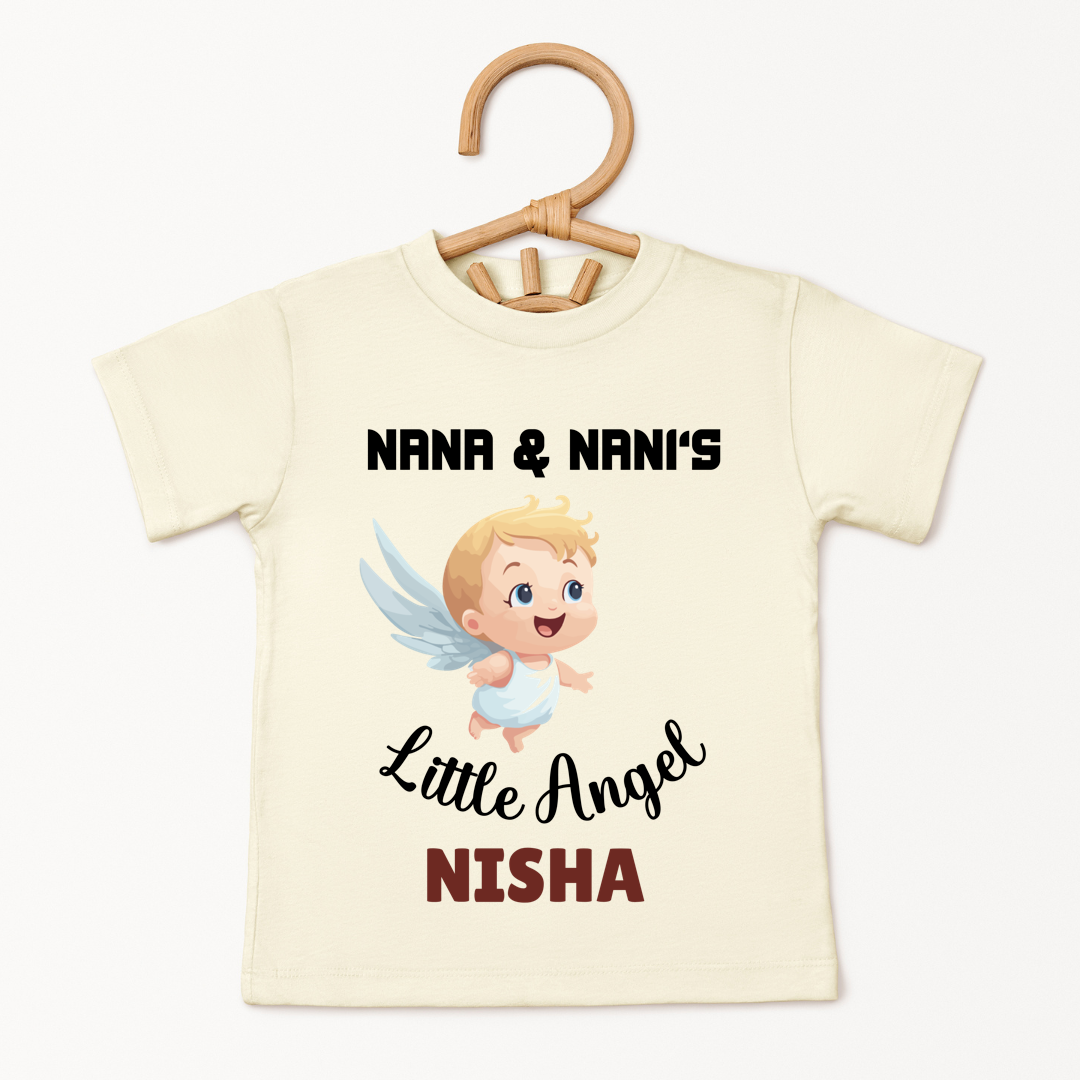 Nana Nani's Little Angel - Custom Kids Tee