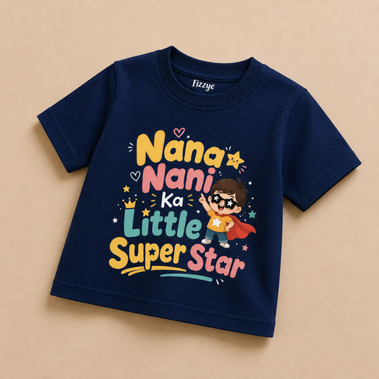 Nana Nani Ka Little Superstar - Kids Tee