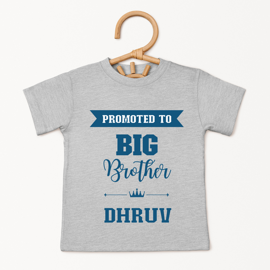 Promoted To Big Brother - Custom Kids Tee