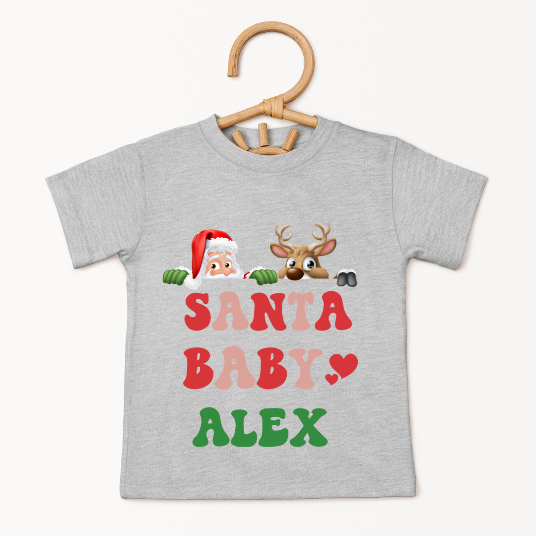 Santa Baby - Custom Kids Tee