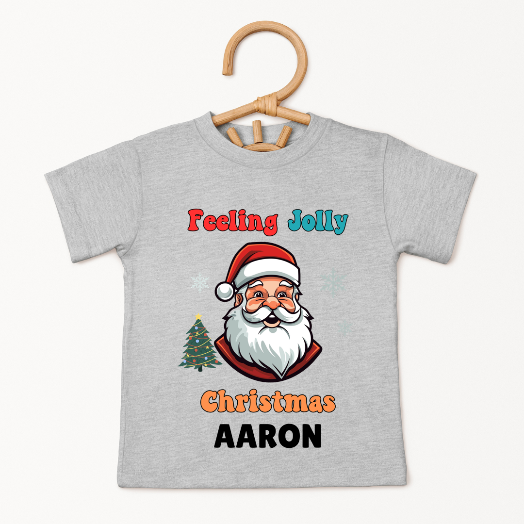 Feeling Jolly Xmas - Custom Kids Tee