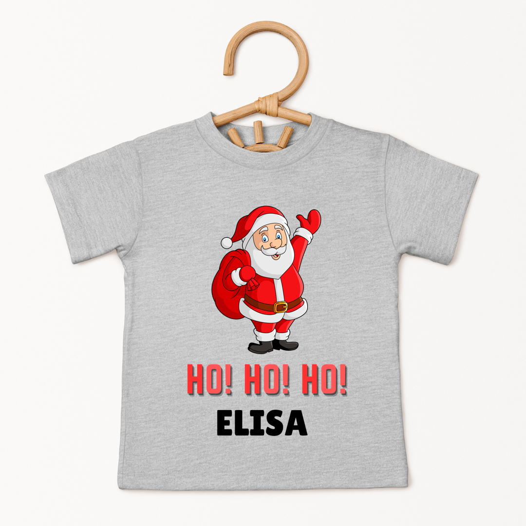 Santa Is Here - Custom Kids Tee