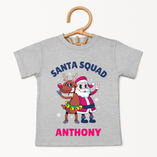 Santa Squad - Custom Kids Tee