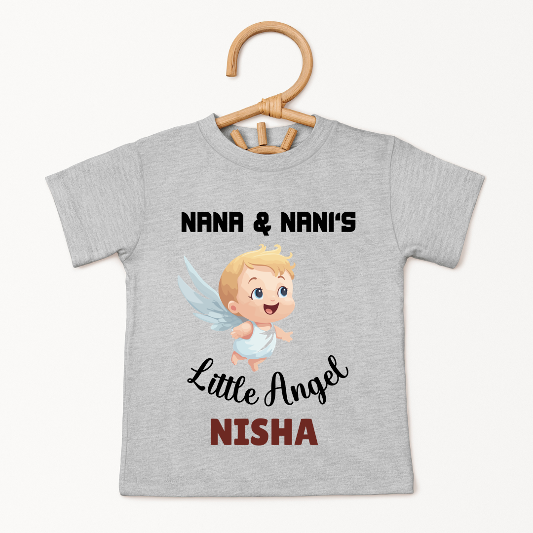 Nana Nani's Little Angel - Custom Kids Tee