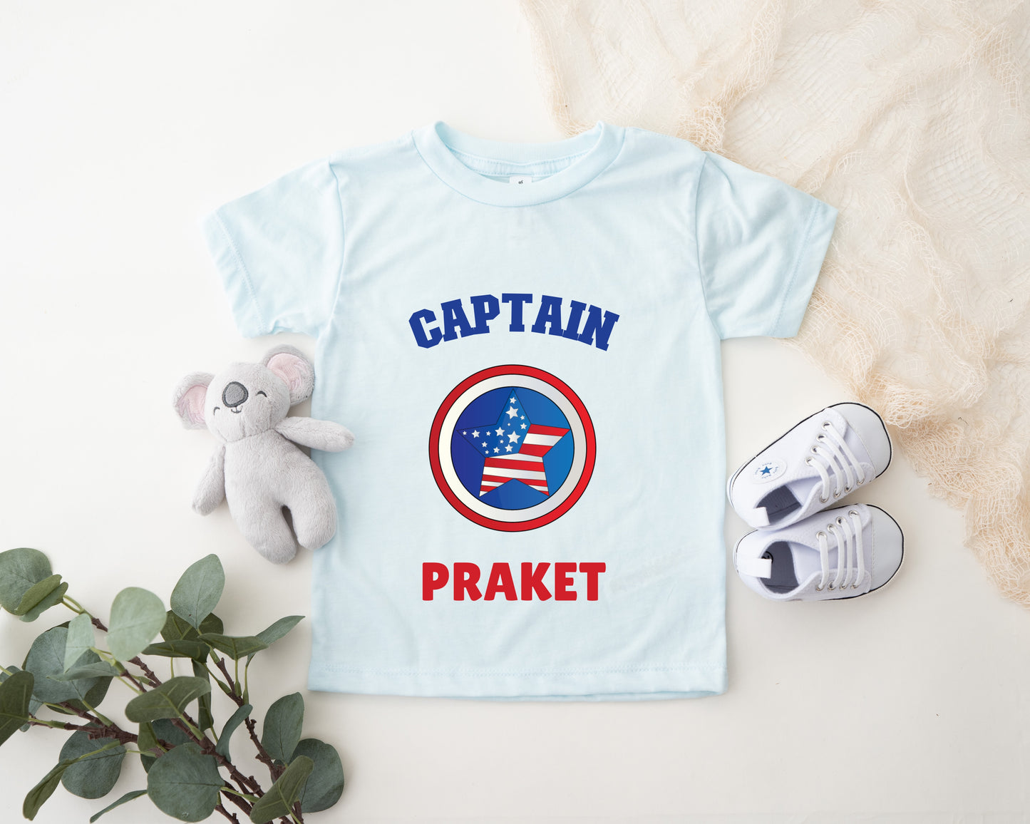 Captain America - Custom Kids Tee