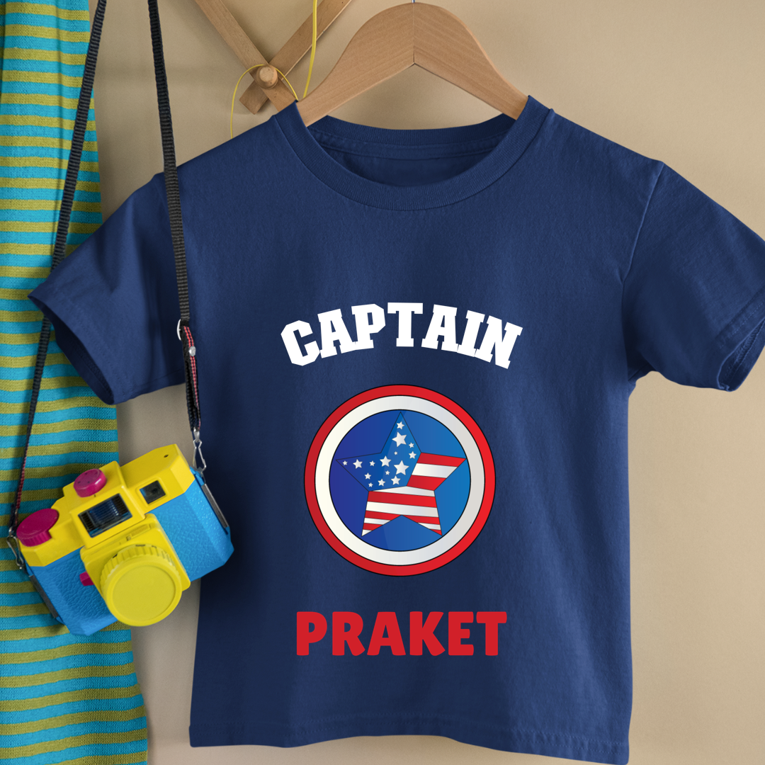 Captain America - Custom Kids Tee