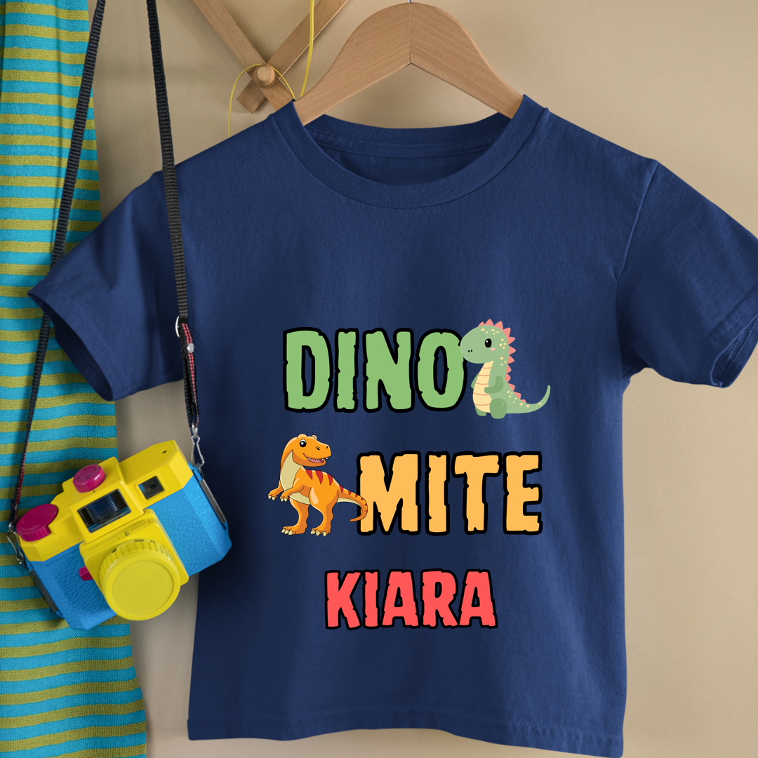 Dino Mite - Personalised Kids Tshirt