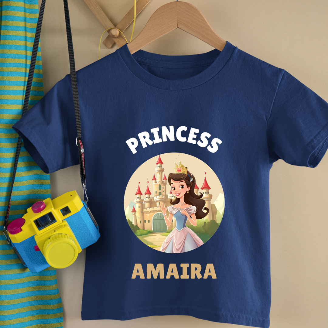 Princess - Persinalised Kids Tshirt