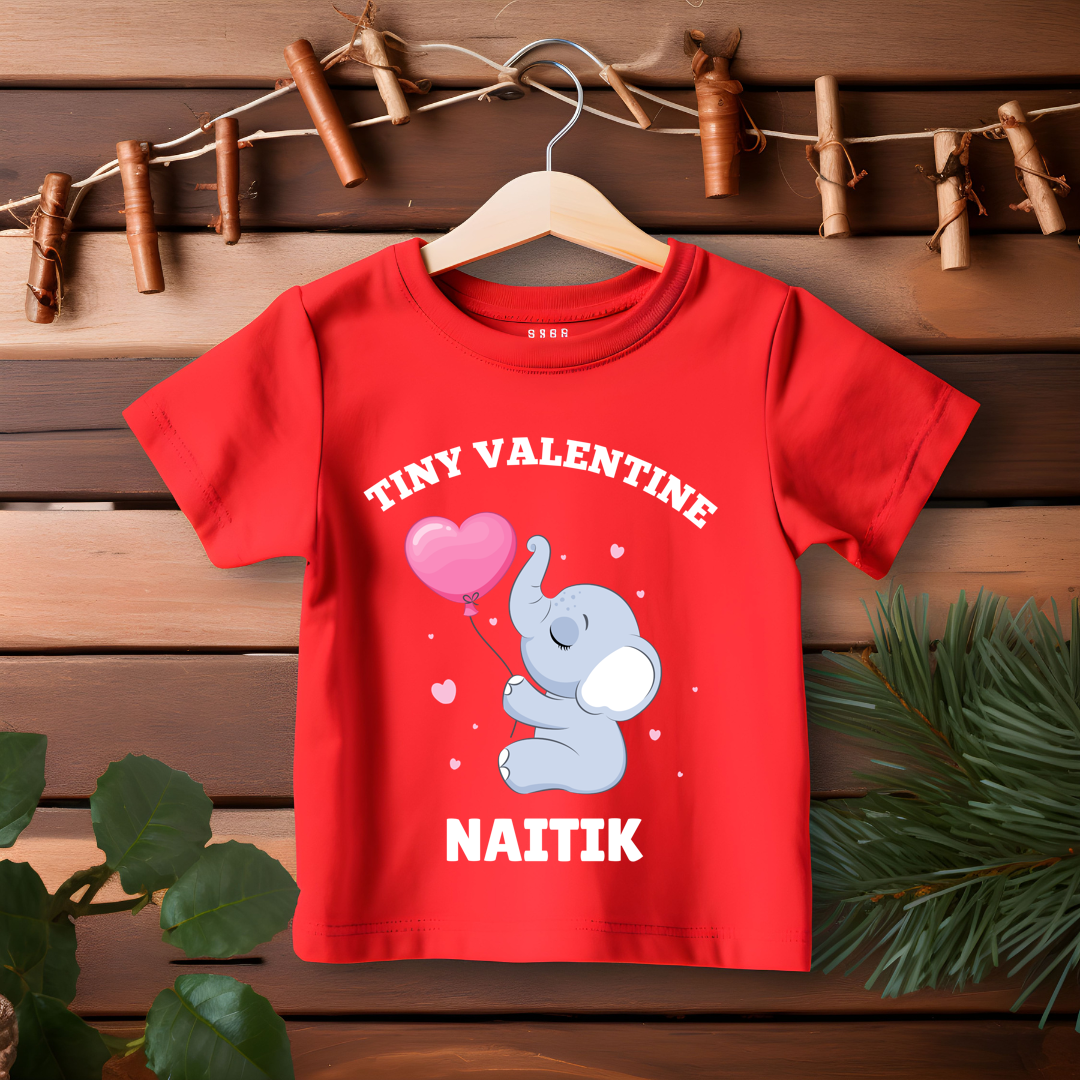 Tiny Valentine - Customisable Kids Tshirt