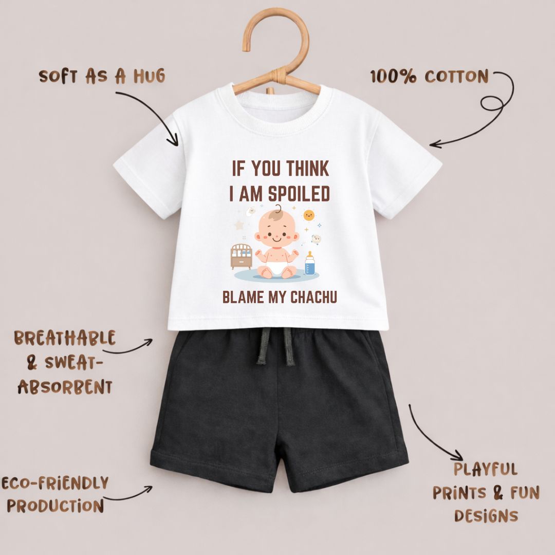 Girls Co Ord Set Cotton Outfit | Stylish Matching Set