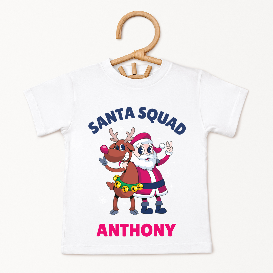 Santa Squad - Custom Kids Tee