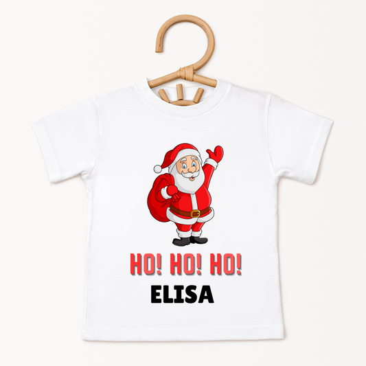 Santa Is Here - Custom Kids Tee